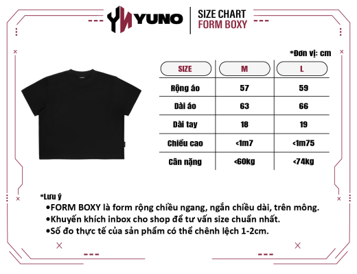 SIZE YUNO BLACK