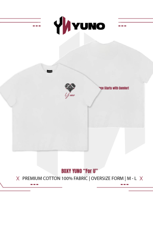 Áo thun Boxy YUNO "For U" 1