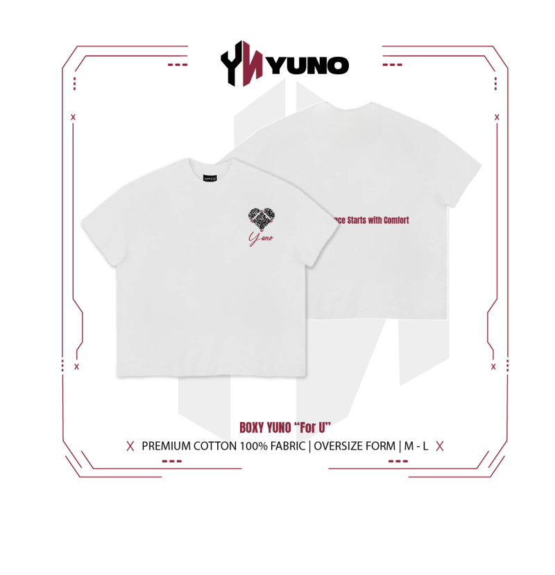 Áo thun Boxy YUNO "For U" 1