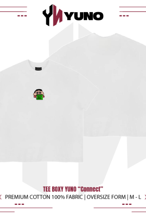 Áo thun boxy YUNO “Connect” 01