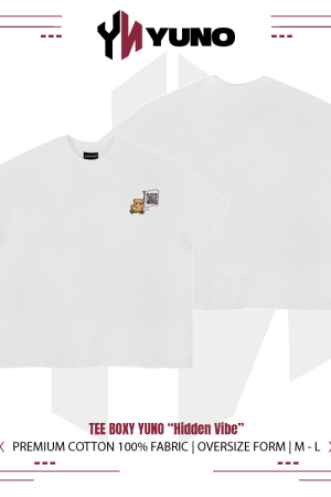 Áo thun boxy YUNO “Hidden Vibe” 01