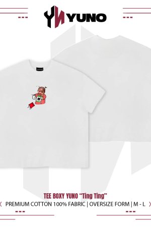 Áo thun boxy YUNO "Ting Ting" 02