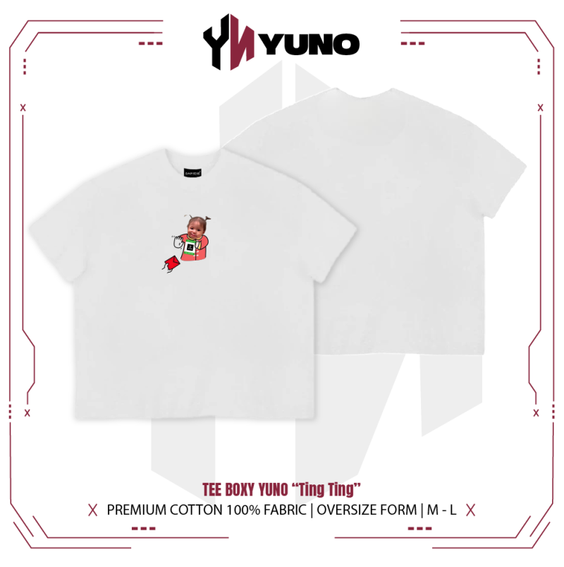 Áo thun boxy YUNO "Ting Ting" 02