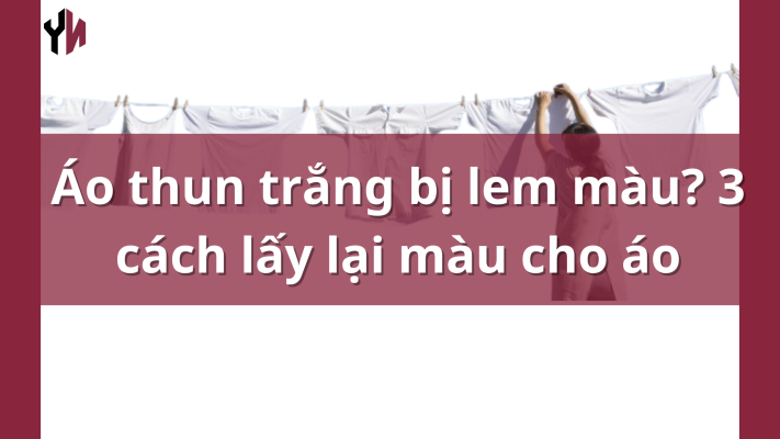 Áo thun trắng bị lem màu (2)