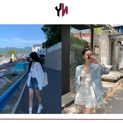 phối đồ với áo sơ mi khoác ngoài (1)