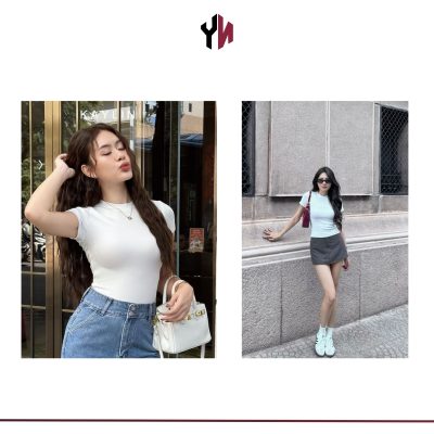 Các Kiểu Áo Thun Nữ Ôm
