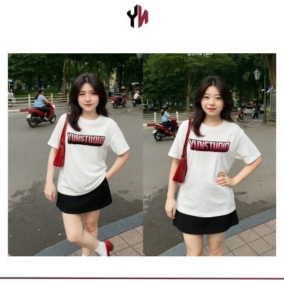 Phối Đồ Với Chân Váy Chữ A Màu Đen 03