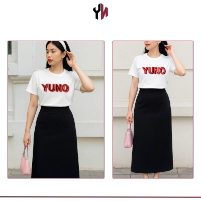 Phối Đồ Với Chân Váy Chữ A Màu Đen 05