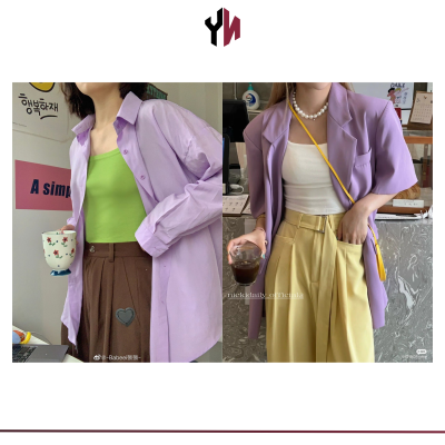 Cách phối đồ với màu tím pastel