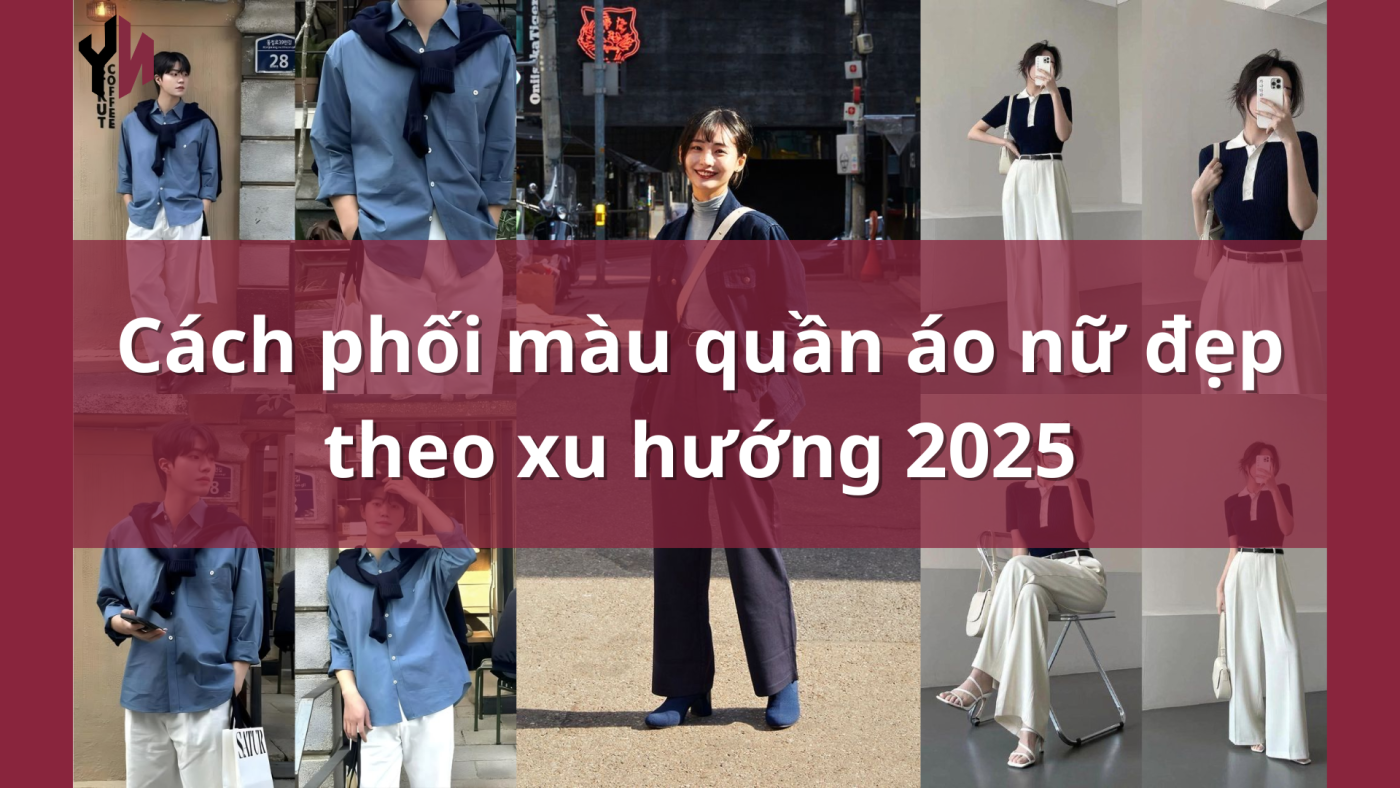 Màu xanh dương đậm phối với màu gì