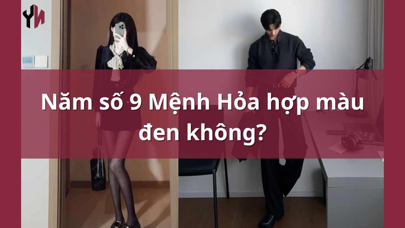 Mệnh Hỏa hợp màu đen không