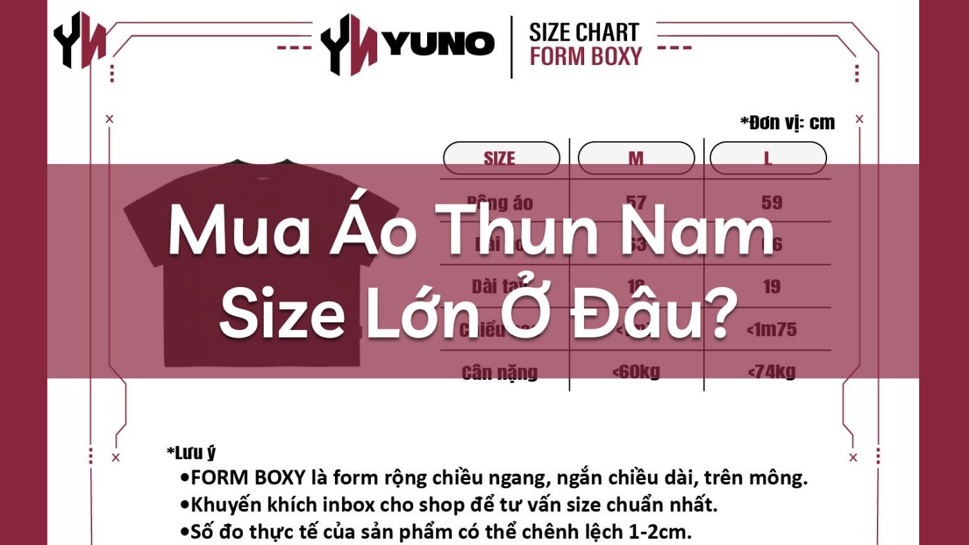 Mua Áo Thun Nam Size Lớn Ở Đâu- chính