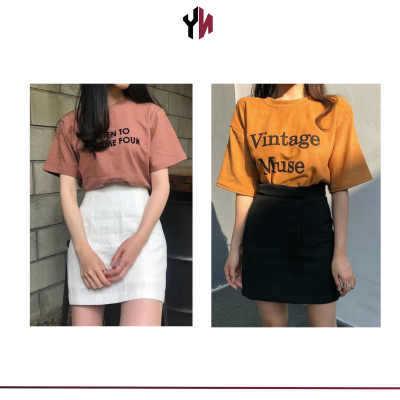 áo thun mặc với chân váy (1)