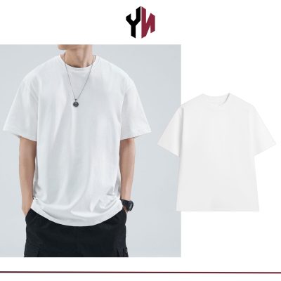 áo thun trắng trơn 100 cotton (1)