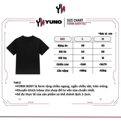 cách chọn size áo thun nam-vuông