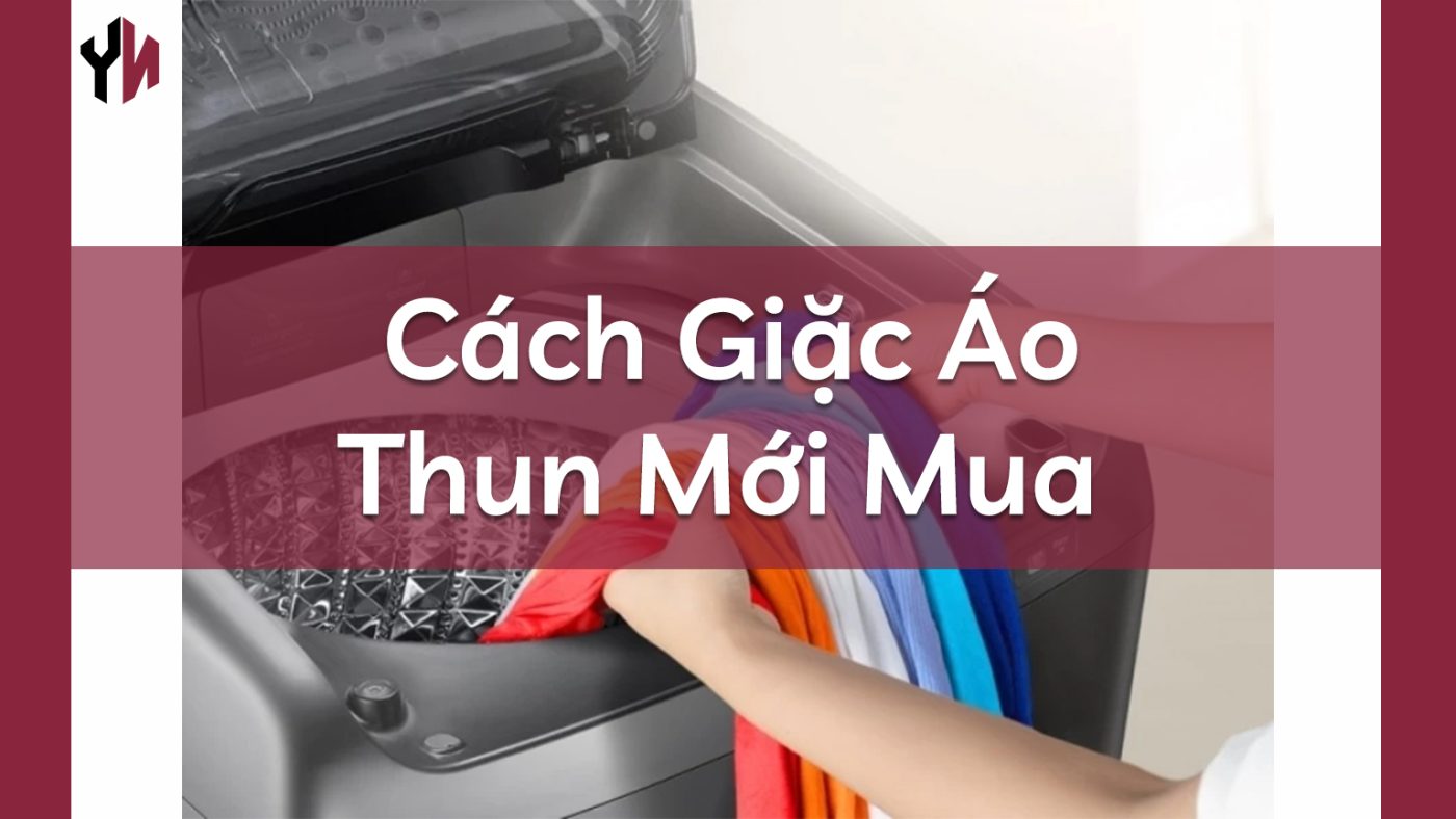 cách giặc áo thun mới muaa
