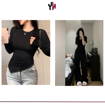 cách phối đồ với áo thun đen nữ (1)