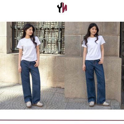 cách phối quần jean ống rộng cho người lùn (2)