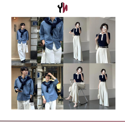 Màu xanh dương đậm phối với màu gì
