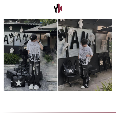 cách phối đồ nam với áo thun 4